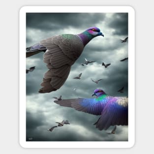 homing pigeon Sticker